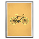 Plakat Kubistika - Rowerowa miłość