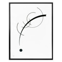 Plakat Kandinsky - Krzywa w punkt
