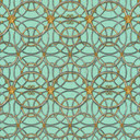 Versace Papier peint de designer - Vert, or