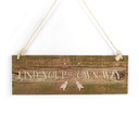 Houten Bordje - Find your own way