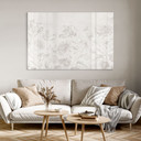 Akrylbillede Wildflowers i kridtlook Greige - Bloomery Decor