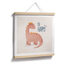Plakat Dino Be Happy - Brachiozaur - Tunaboylu - Kwadrat