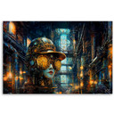 Canvasbillede, Kvindelig steampunk-abstraktion