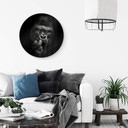 Tableau en verre Meermann - Le gorille - Rond