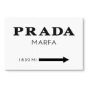 Glasschilderij Prada Marfa
