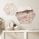 Hexagone - alu-Dibond 1X Studio - plage de sable
