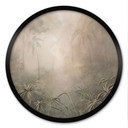 Poster Mystiek Regenwoud in de Mist - Ms Tiff - Rond