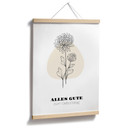 Personalisierbares Poster Monatsblume November