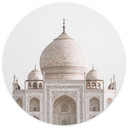 Annie - Taj Mahal - Fototapeta okrągła - tapeta flizelinowa/tapeta flizelinowa samoprzylepna