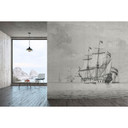 Fototapeta Livingwalls Walls by Patel 3 On The Sea 2 szary, czarny