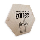 Hexagon - Holz Birke-Furnier Die einzig wahre Fee