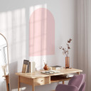 Wallsticker Pink Arch