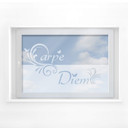 Dekoracja okna Carpe Diem