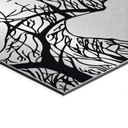 Alu-Dibond brossé avec Effet Doré, Argenté & Cuivré - Couple de racines d'arbre