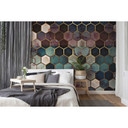 Livingwalls papier peint photo ARTist Rugged Marble Marmor beige, crème, or, vert