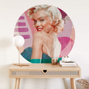 Naklejka na ścianę Demir - Marilyn powraca - Round