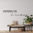 Sticker mural Souviens-toi d'aimer
