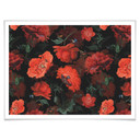 Plakat UN Designs - Czerwone kwiaty