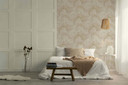 non-woven marmor tapet med steneffekt grå, beige marmor look