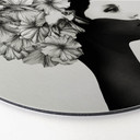 Tableau en Alu-Dibond Ireland Marianna - Fleurs d'Hibiscus - Rond