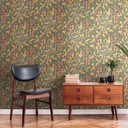 Architects Paper Floral Impression - Papier peint intissé fleuris, jaune