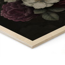 Obraz drewniany kwiaty martwa natura w stylu Redouté - Bloomery Decor
