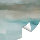 Papier Peint Photo Velvet Horizon - Lac Abstrait - Sir Edward x Grigory Gladarev - Rond