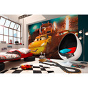 Non-woven tapet - Cars Dirt Track - 350 x 250 cm