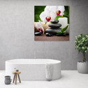 Canvasbillede, orkidéblomster Zen