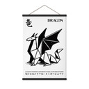 Stampa su tessuto Origami Geometrico Drago - Krygowski