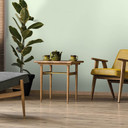 Elle Decoration Vliesbehang Effen Groen