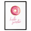 Plakat Donuts - Hello Sweetie