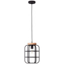 Pendelleuchte Inga, braun, 147 x 25 cm, Holz Pendellampe
