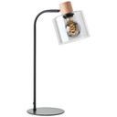 Tischleuchte Tim, braun, 50 x 18 cm, Glas Moderne tischlampe