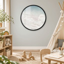 Poster Nuages Paisibles - Oliver Robins - Rond