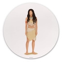 Tableau sur alu-Dibond rond Tohmé - Pocahontas