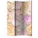Paravent Séparation de pièce - Bouquet de fleurs, 3 pièces