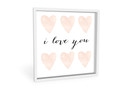 Wanddecoratie Confetti & Cream – I Love You