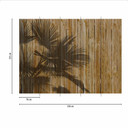 Tapet ShadeOfPalm1 beige brun - non-woven tapet Designwalls 2 - 2,55 x 3,5 m