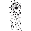 Wallsticker Mælkebøtte Hjerter