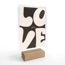 Love you Retro Letters bordstativ