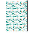 Paravent, Raumteiler freistehend, Trennwand - Fish Leaping Above the Waves