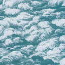 Architects Paper Vliestapete Jungle Chic Wolkentapete blau, weiß