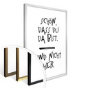 Poster Schön, dass du da bist