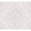 Papier peint baroque Jette en crème et gris Papier peint ornemental avec support intissé Classique