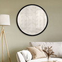 Plakat półokrągły w stylu retro - Bloomery Decor - okrągły