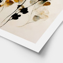 Poster Fina torkade blommor i naturliga nyanser - Treechild