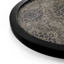Plakat Mandala Boho Antique Gold - Bloomery Decor - Okrągły