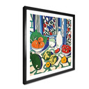 Plakat Owoce i warzywa na kuchennym stole - Inspirowany Matisse - Zamart