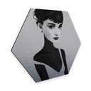 Hexagon - Alu-Dibond-Sølveffekt - Ireland - Oh Audrey
